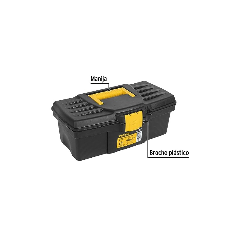 Pretul CHP-13P, Caja plástica para herramientas, 13