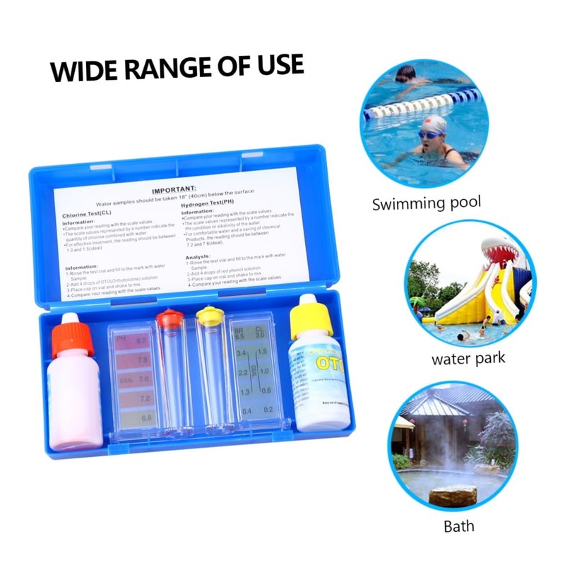 Kisangel 1set Pool Test Reagent for Accurate Spa Water Chemistry