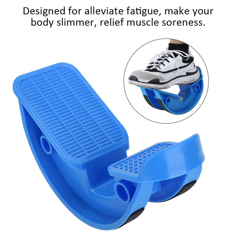 Foot Rocker Calf Stretcher Foot Massage Fatigue Relieve Fitness Blue