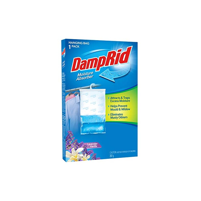 DampRid Hanging Moisture Absorber Lavender Vanilla, 397 g