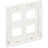 Panasonic Cosmo Series Wide 21 Outlet Plate for 4 White