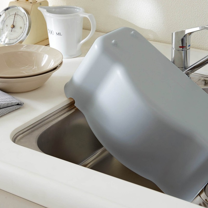 Belle Maison Washtub, Slim, Width 7.5 inches (19 cm), Drainable,