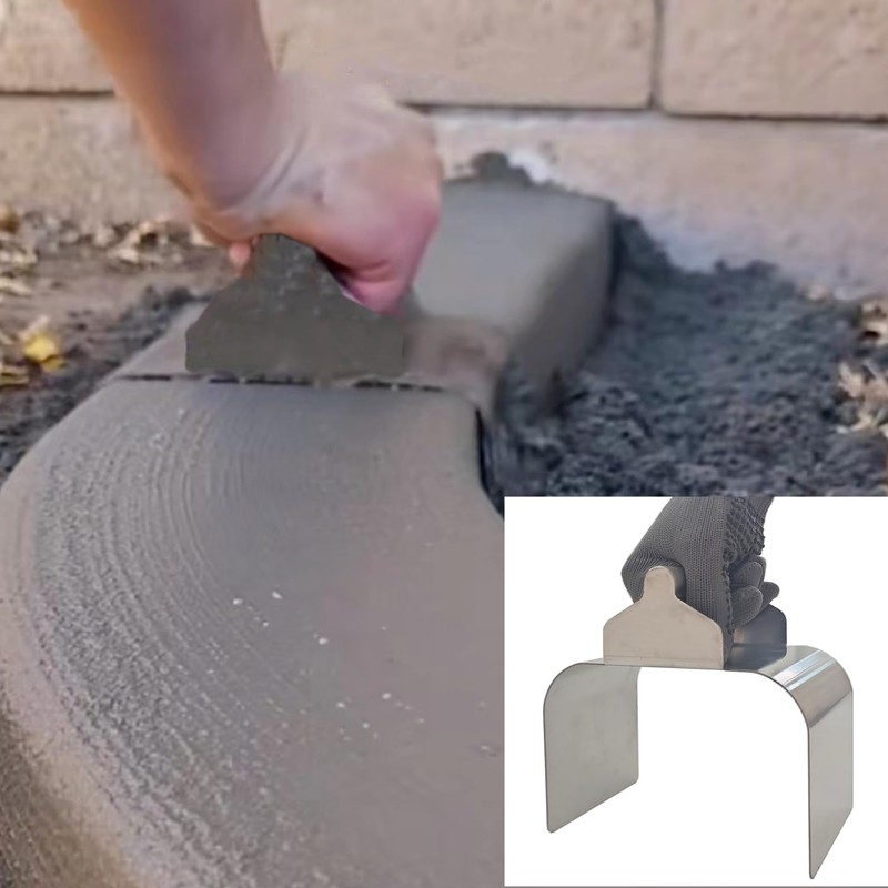 WHLZYEVA Landscape Curb Trowel Edger, Curb It Yourself, Curb and