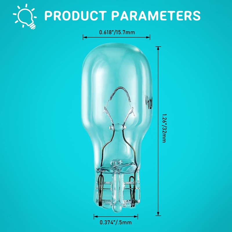 Riakrum T5 Landscape Light Bulbs 12 Volt 4 Watt Landscape