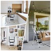 Step Ladder 3 Step Folding with Handrails, Folding Step Stool