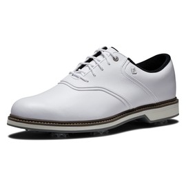 FootJoy Men's FJ Originals Golf Shoe, White/White, 13 Wide