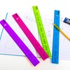 BAZIC Plastic Ruler 12" (30cm) w/Multiplication Table, Inches Centimeter Measuring
