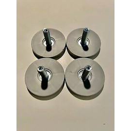 IKEA 4x Ikea Besta 114947 115988 Round Feet Foot Adjustment Level Leveler Shelf New