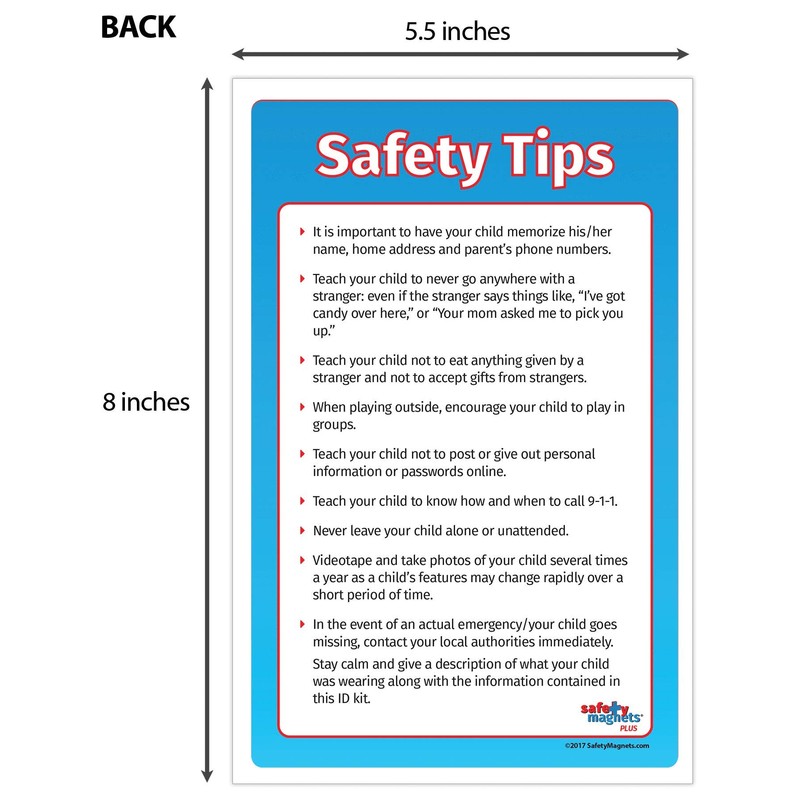 Child ID Fingerprint Kits (5 Pack) - Finger Print Kits