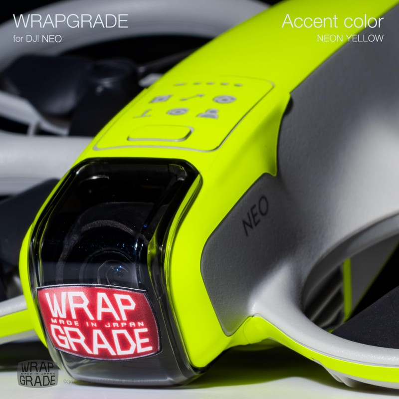 Wrapgrade for DJI NEO Accent Color Sticker (Neon Yellow)