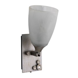 RecPro RV 12V Interior Swivel Wall Sconce with Crystal Design