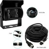 Riloer 4 Pin CCD Reversing Backup Camera, with 10m Cable