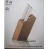 Cangshan Elbert Series 3-Piece HUA Cleaver Knife Block Set (White)
