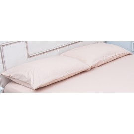 Venice Home 100% Cotton Pillowcases - Set of 2 Pillow Cases - 20” × 30” - T-Shirt Fabric Jersey Knit - Extra Soft - Easy Fit - All Season - Breathable - Comfy - Set of 2 Pillow Covers (Beige, Queen)