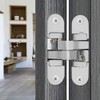 Nikou Zinc Alloy Hinge, Adjustable Crossed Concealed Hinge Accessory Low