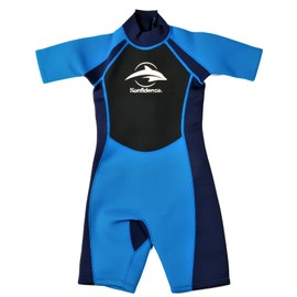Konfidence Children's Shortie Wetsuit - Blue (5-6 Years)