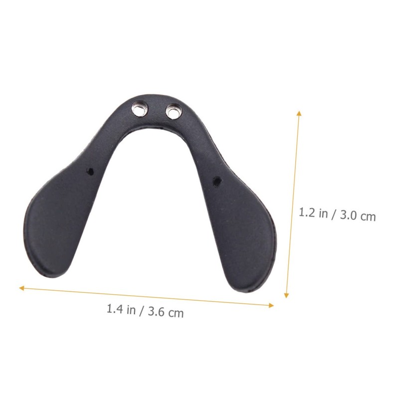 Tofficu 4Pcs Adjustable Nose Pads for Glasses Anti-Slip Eyeglass Nose