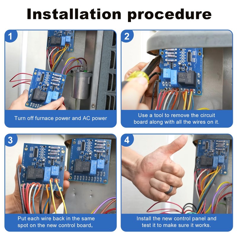 Upgrade PCBDM133S Defrost Control Board For Goodman Furnace Components, Furnace