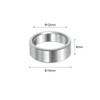 QUARKZMAN 10pcs Stainless Steel Spacer 12mm Bore x 15mm OD