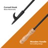 Heavy Duty 32” Long Fireplace Fire Pit Campfire Poker Stick
