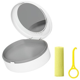 Thoquene Dental denture box, denture box, denture box (white)