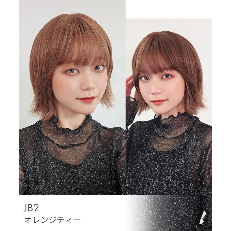 AQUADOLL wg356A2 Wig, Bob, Outside Flap, Side Bang, Inner Color,