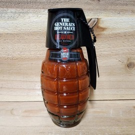 The General's Hot Sauce - DEAD RED - All Natural 6oz MEDIUM 6/6/26