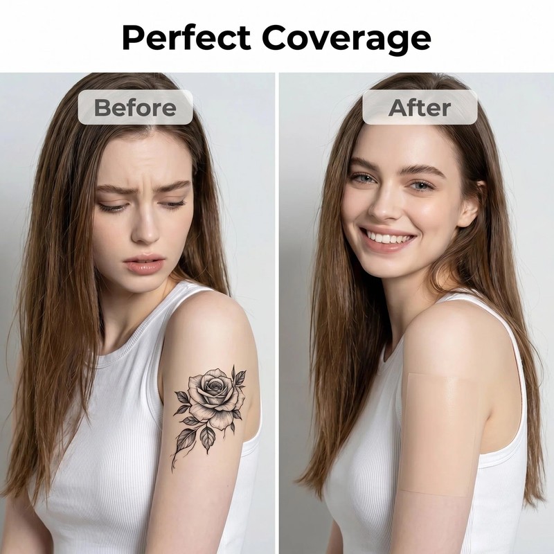 8 Pack Tattoo Cover Up Patches - ASYEHJNR Mole Cover