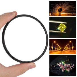 Star Filter Star Lens Filter 95mm 4Line Starlight Night Photography Shooting for Nikon Lens for Sony Default