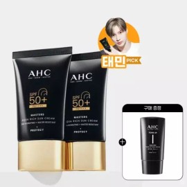 AHC 마스터즈 아쿠아 리치 선크림 50ml 2개+ GIFT)프로샷 세럼 5ml Masters Aqua Rich Sunscreen 50ml 2pcs + GIFT) Proshot Serum 5ml [Basic product]
