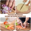 Patelai 12 Piece Round Wood Cutting Board Pizza Peel with