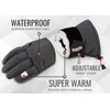 devembr Advanced Ski Gloves with Wrist Protection and Removable Liner,