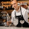 Delgeo Stainless Steel Cocktail Jigger - Professional 10ml/20ml/30ml/45ml Spirit Measure