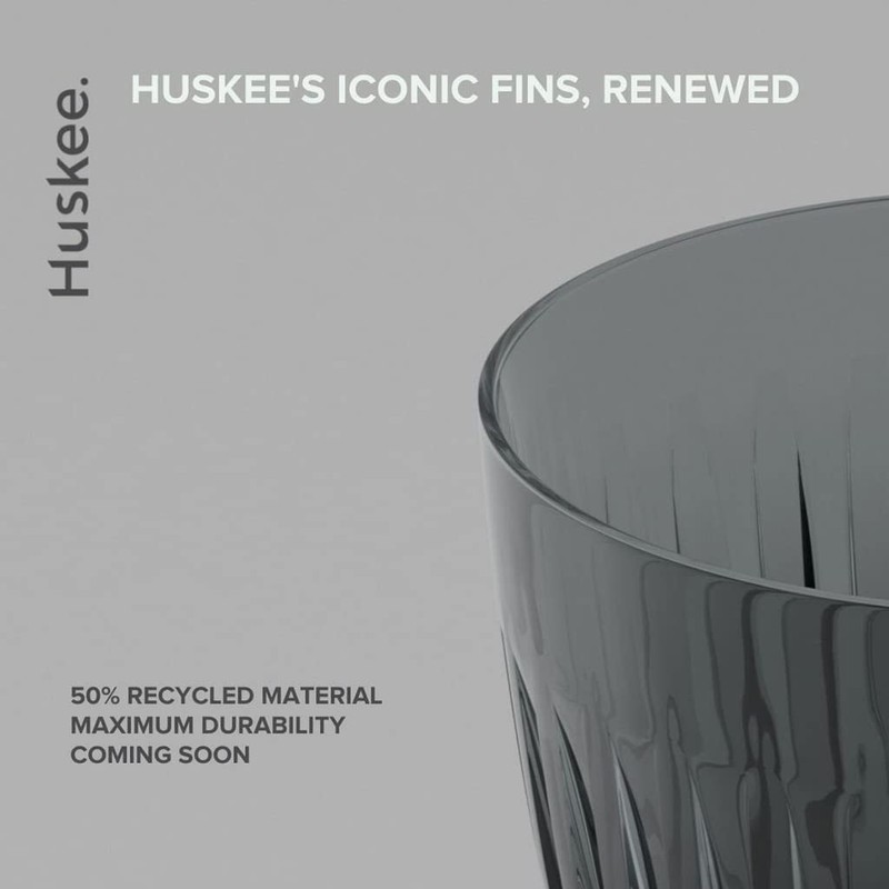 Huskee 3oz Renew Espresso Set 2-Set with Saucers - Smoke