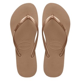 Havaianas Women's Slim Sandal, Rose Gold,41/42 BR (11-12 M US)