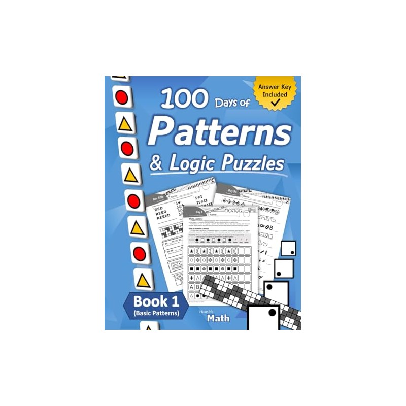 Patterns & Logic Puzzles – Book 1: (Basic Patterns) Answer