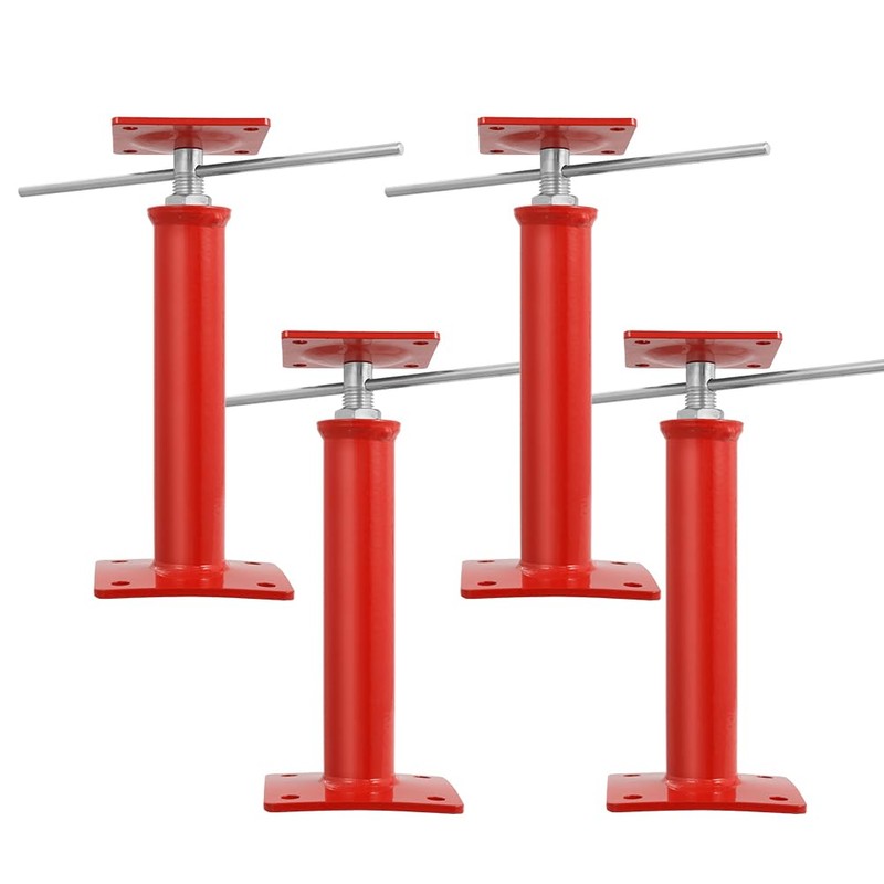 4PCS House Jacks for Leveling Crawlspace 11''-16''Adjustable Support Jack，Floor Jacks,for