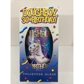 The Pillsbury Company 1995 Pillsbury Doughboy 30th Birthday Glass Collector Cup  Vintage NIB
