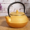 300 ml Gold Cast Iron Tea Kettle with Stainless Steel
