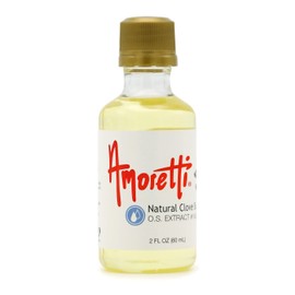 Amoretti - Natural Clove Bud Extract Water Soluble 2 oz - Highly Concentrated & Perfect For Pastry, Savory, Brewing, and more, Preservative Free, Vegan, Kosher Pareve, Keto Friendly