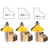 YONICO Edge Forming Router Bits Set 3 Bit 1/4-Inch 1/4-Inch