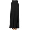 Lock and Love LL WB1434 Womens Solid Maxi Skirt with