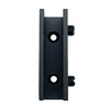 CRL NDC4MBL Matte Black No-Drill Fixed Panel Glass Clamp