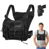 Epicover Outdoor Chest Bag for Men, Multi-pocket Chest Pack, Breathable
