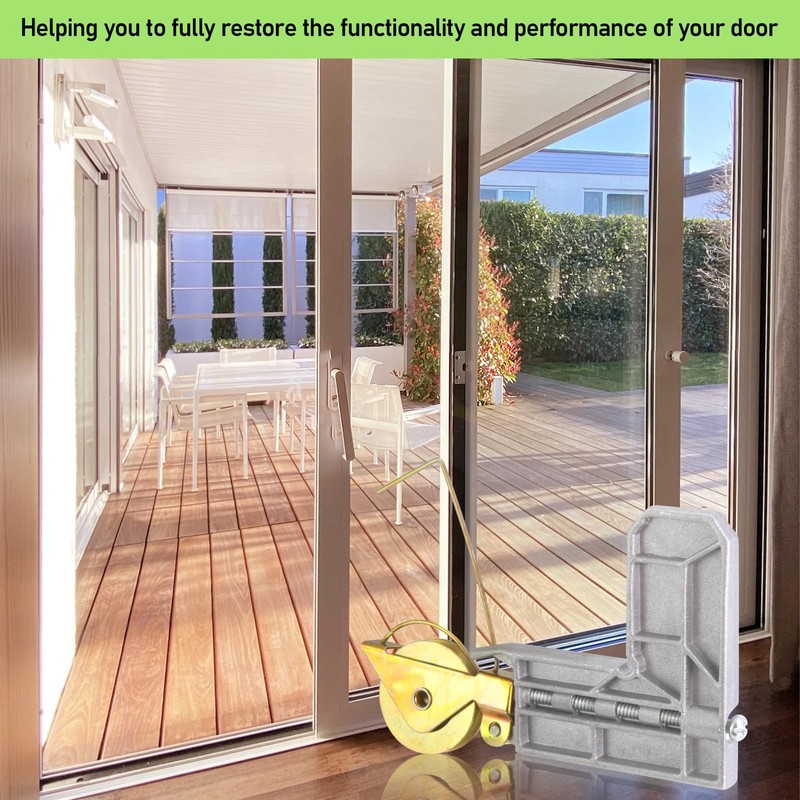 HUIKANGSHENG 4 Sets Sliding Screen Door Rollers,1-1/4" Concave Steel Ball