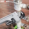 MAXPOWER 30-inch Pipe Wrench, Aluminum Straight Plumbing Wrench Heavy Duty