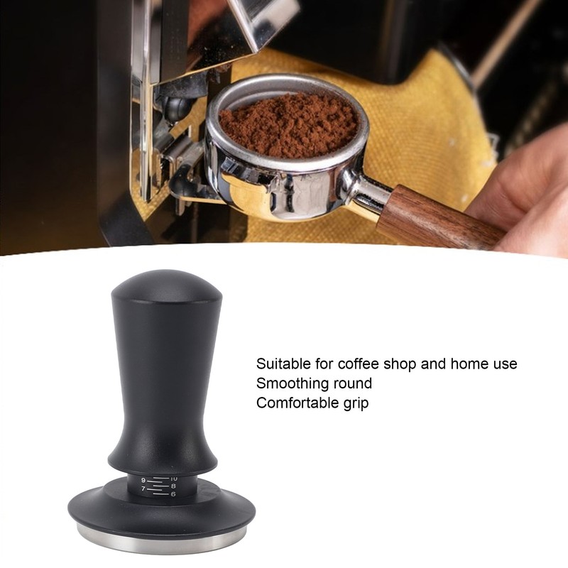 Coffee Press Tamper Comfortable Grip Professional Flat Base Coffee Press