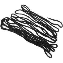 WYSUMMER 8 mm Cotton Rope, Cotton Cord, 2 Rolls, 10 Metres, Soft Cotton Knot Tie Rope, Twisted Mooring Rope Made of Cotton (White + Black)