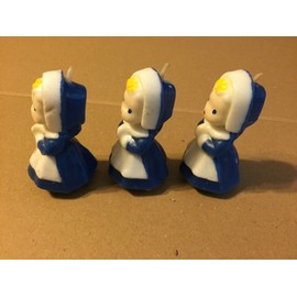 Gurley's VINTAGE GURLEY MINI PILGRAMS CANDLES 3" 3CT