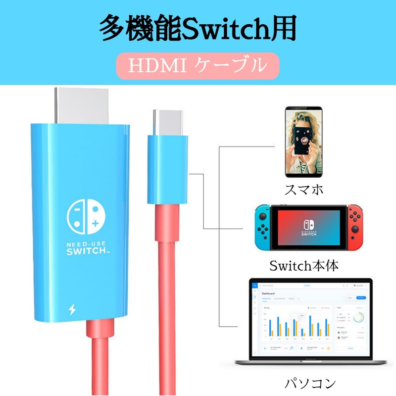 Mrhot Switch Combo HDMI Cable Switch Dock 3 in 1